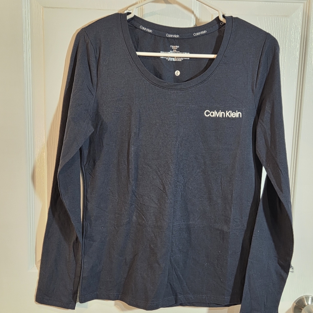 Calvin Klein Navy Long Sleeve Shirt